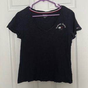 Tommy jeans Hilfiger dark navy blue v Neck t Shirt